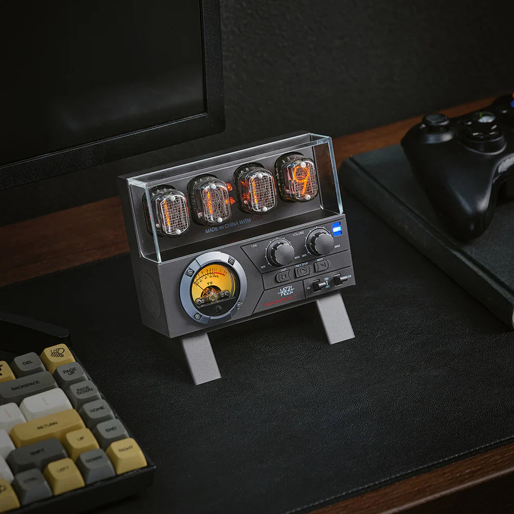 NixieX: the Authentic IN-12 Nixie Tube Clock and Speaker