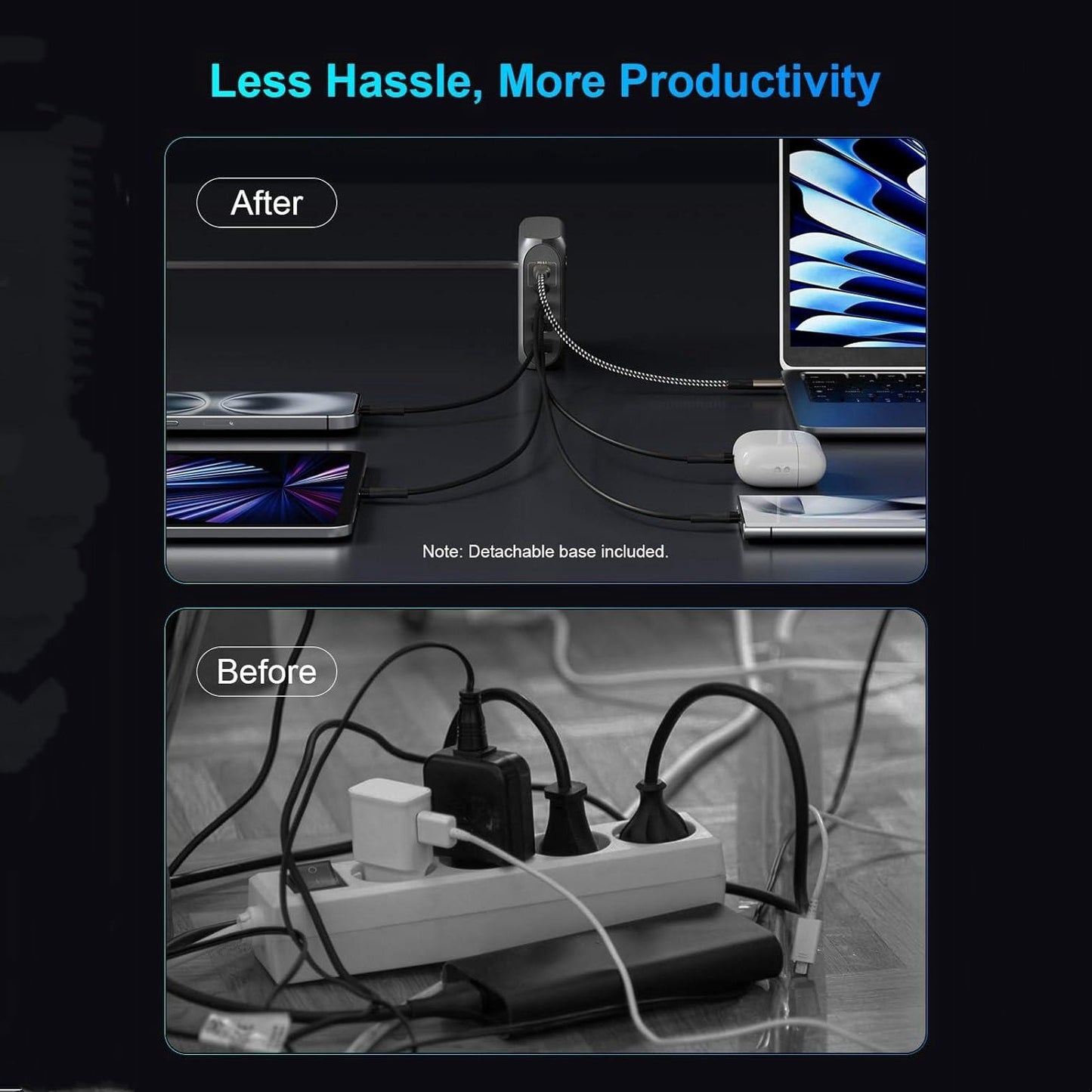 188W USB-C 5Ports GaN PD3.1 Fast Charger