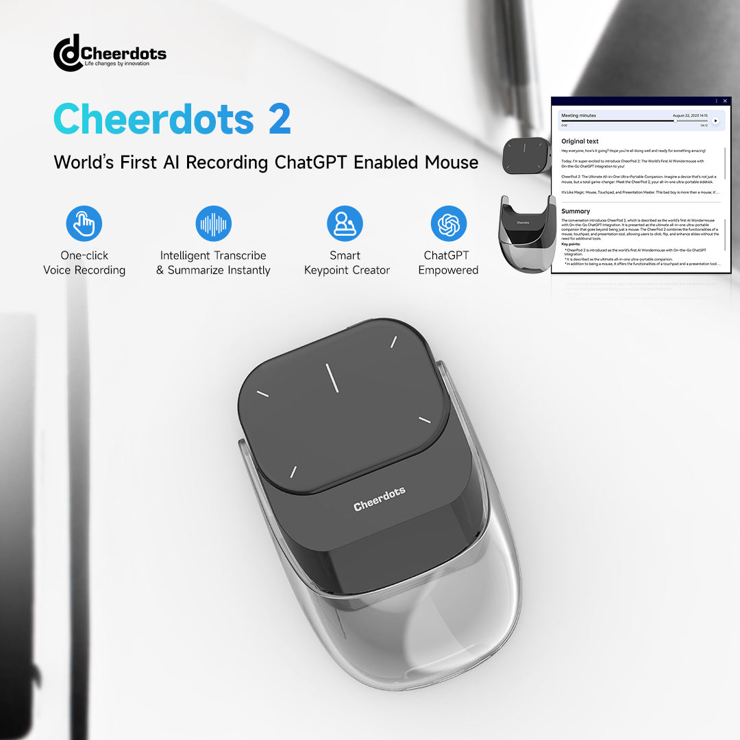 Cheerdots2:Revolutionary ChatGPT-Powered Smart Mouse