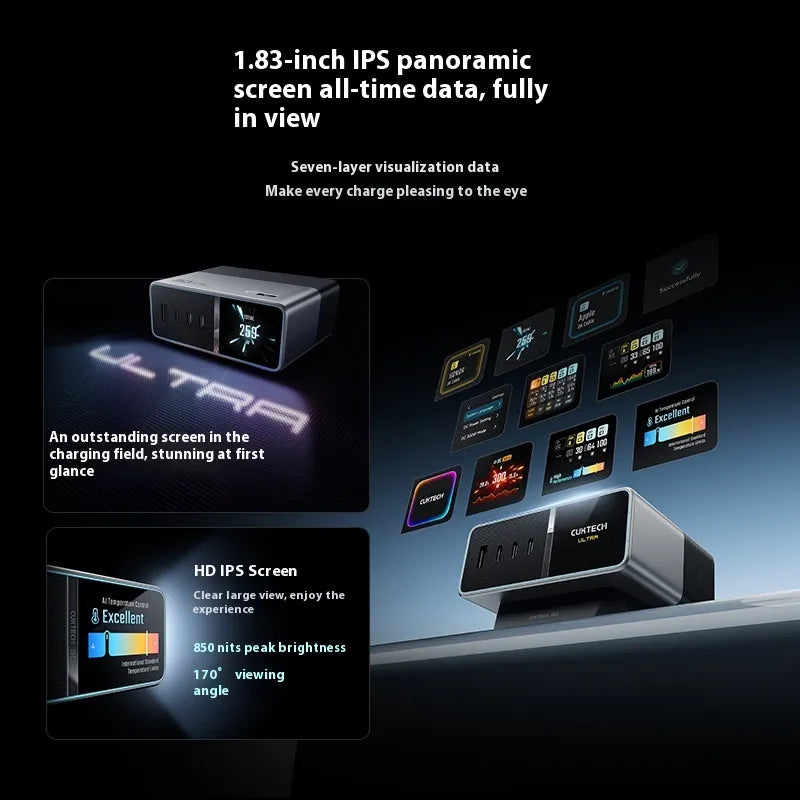 CUKTECH 30 Super Energy Station 300W Ultra Screen Display