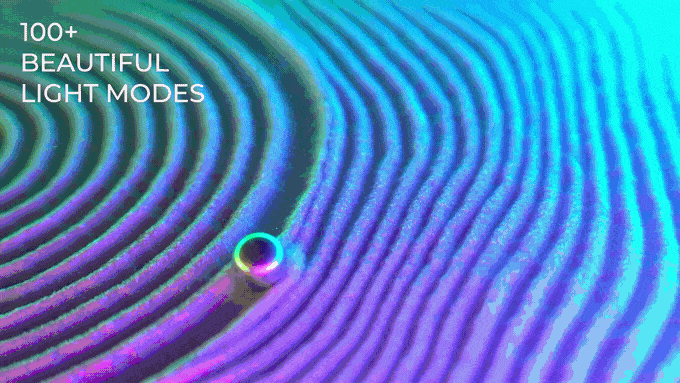 Oasis Mini: Kinetic Art Canvas