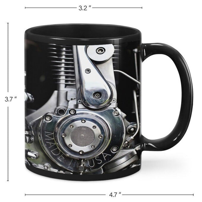 Mechanic Engine Mug, Espresso Cups Coffee Mug, Mechanical Engine Cool Coffee Mugs Desk Decor,