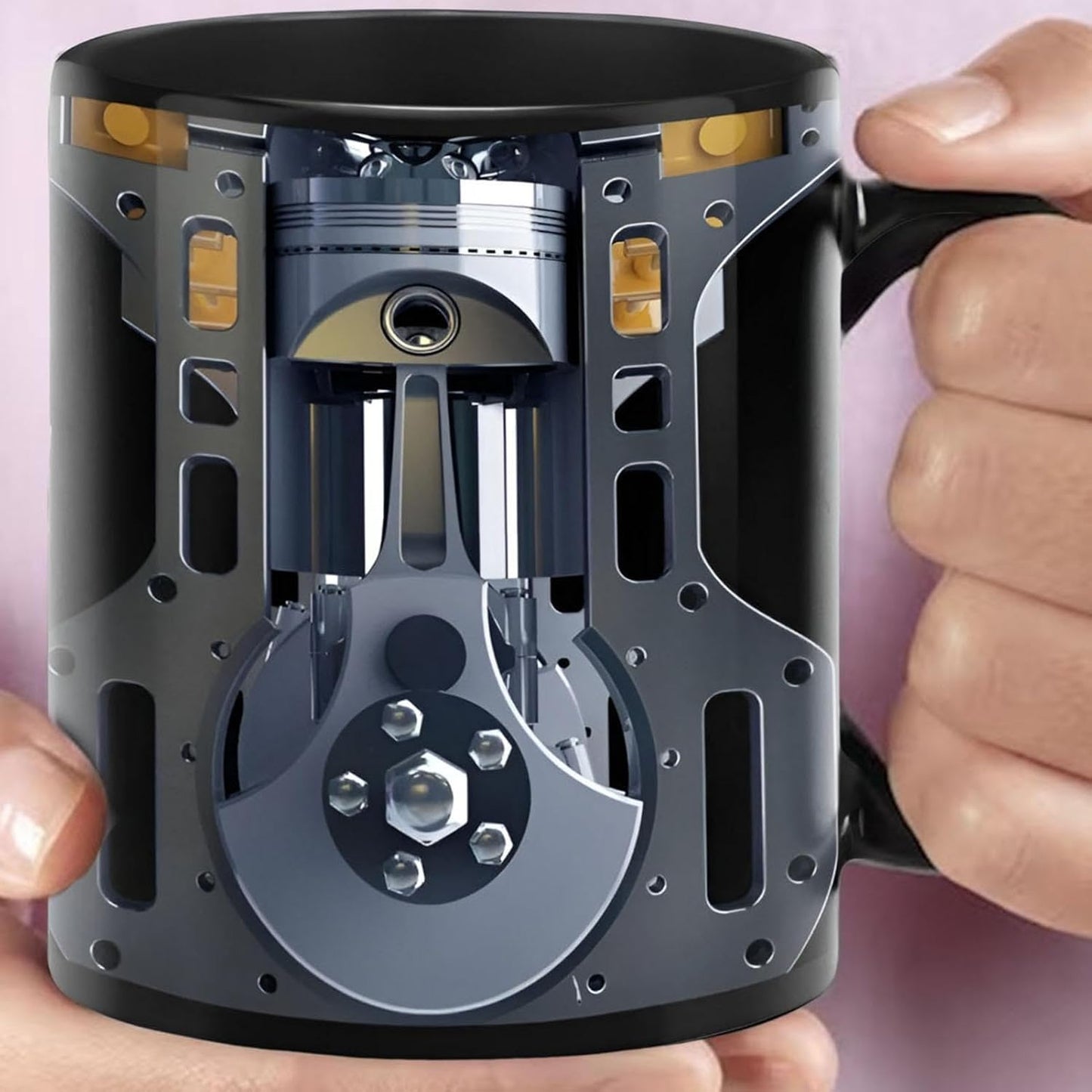 Mechanic Engine Mug, Espresso Cups Coffee Mug, Mechanical Engine Cool Coffee Mugs Desk Decor,