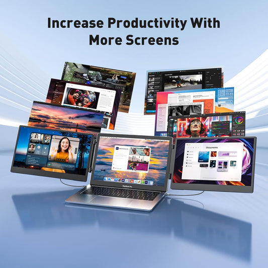 Instantly Add Two IPS FHD Monitors To Any Laptop