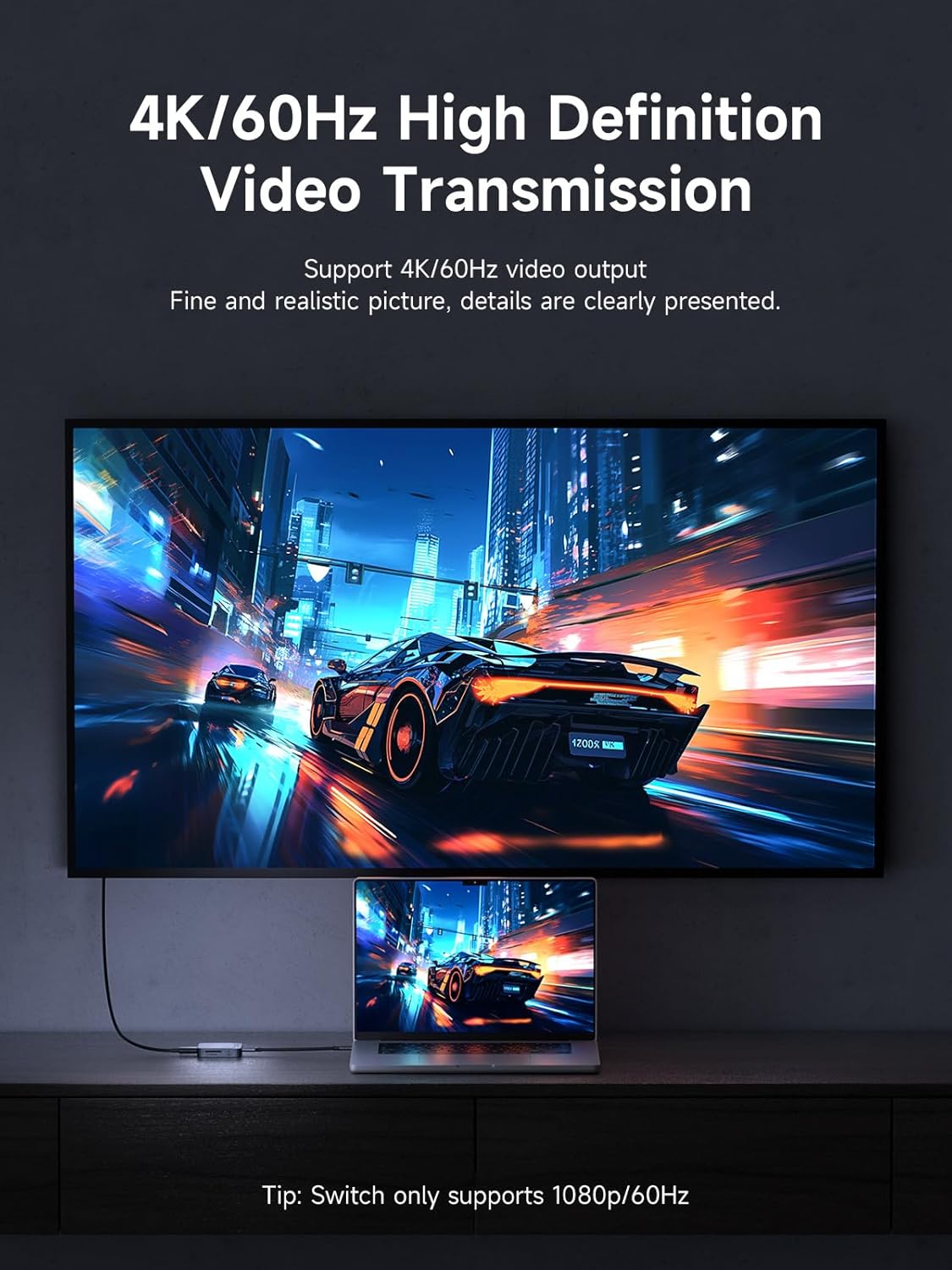 Magnetic M.2 2230 SSD Enclosure 7-in-1 USB C Hub