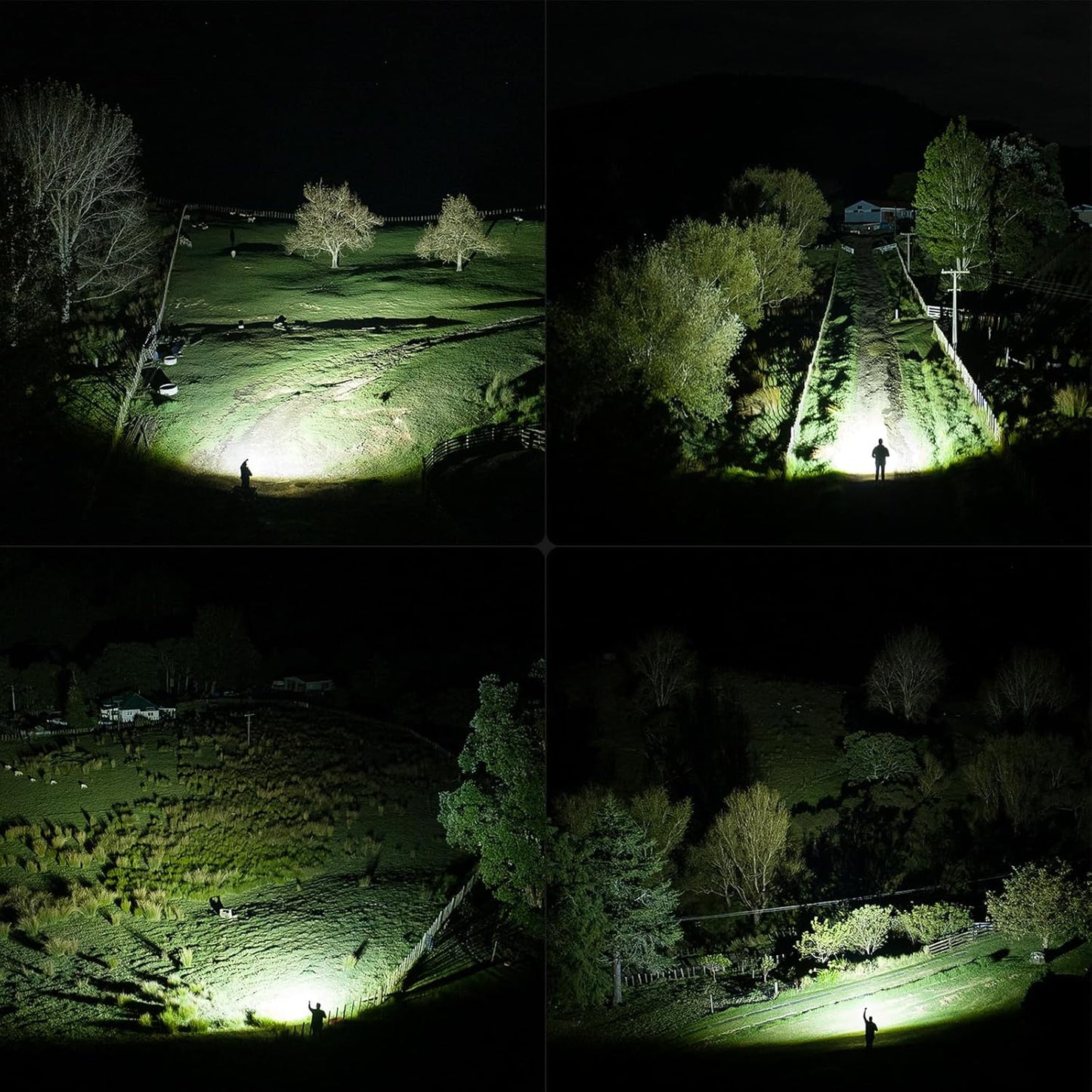 Wuben 12000 Lumens Tactical 7 Light Modes Flashlights