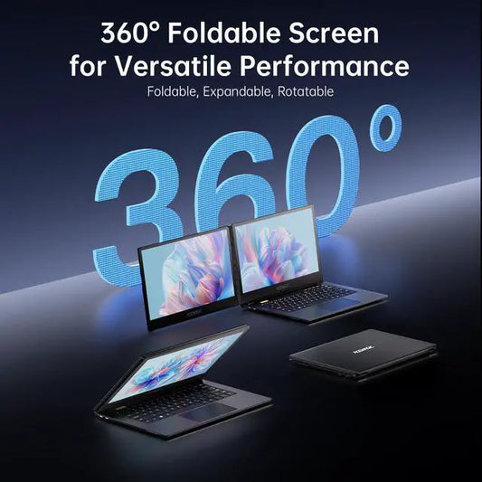 ACEMAGIC Dual-Screen 360° Horizontal Laptop With Intel Core I7-1255U