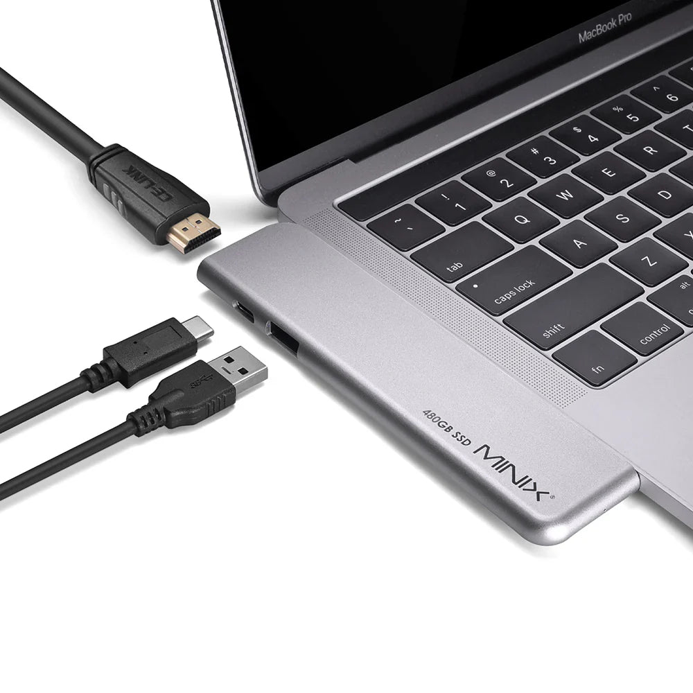 MINIX: USB-C Multiport SSD Storage Hub for MacBook Air/Pro