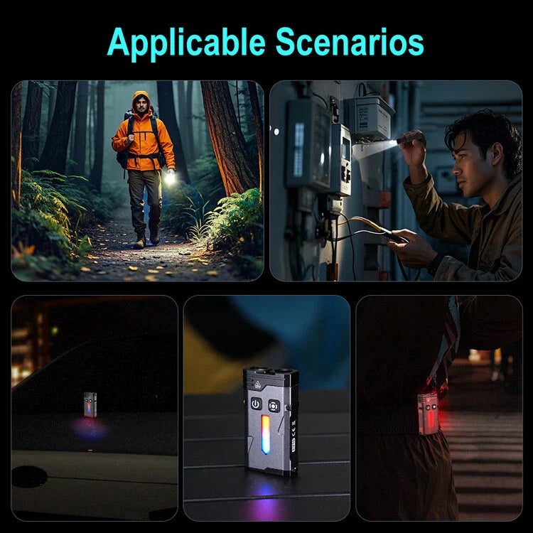 EDC Keychain Super Magnetic Flashlight